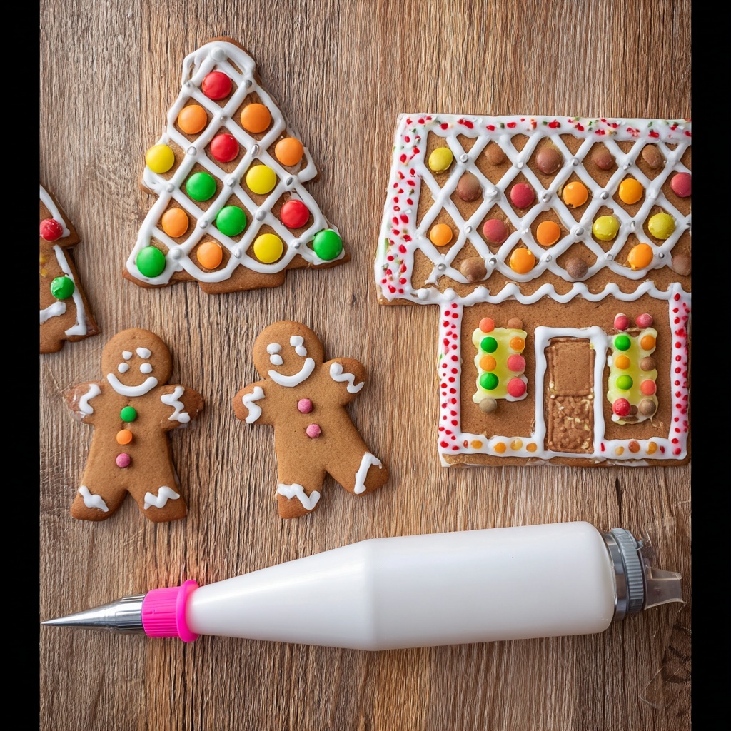 Gingerbread House Icing Recipe - Recipe Image
