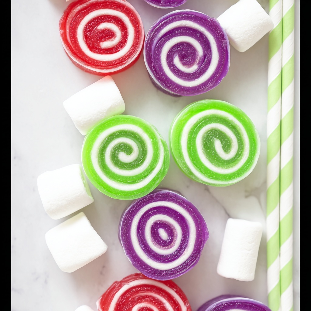 Jello Marshmallow Roll-Ups Recipe - Recipe Image