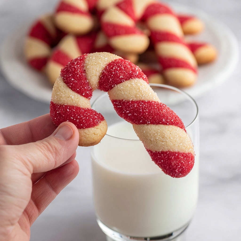 Candy Cane Cookies Recipe - Recipe Image