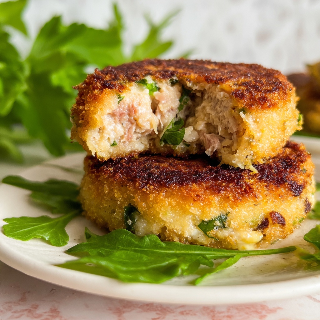 Crispy Chicken Patties with Mozzarella and Lemon Zest Recipe - Recipe Image