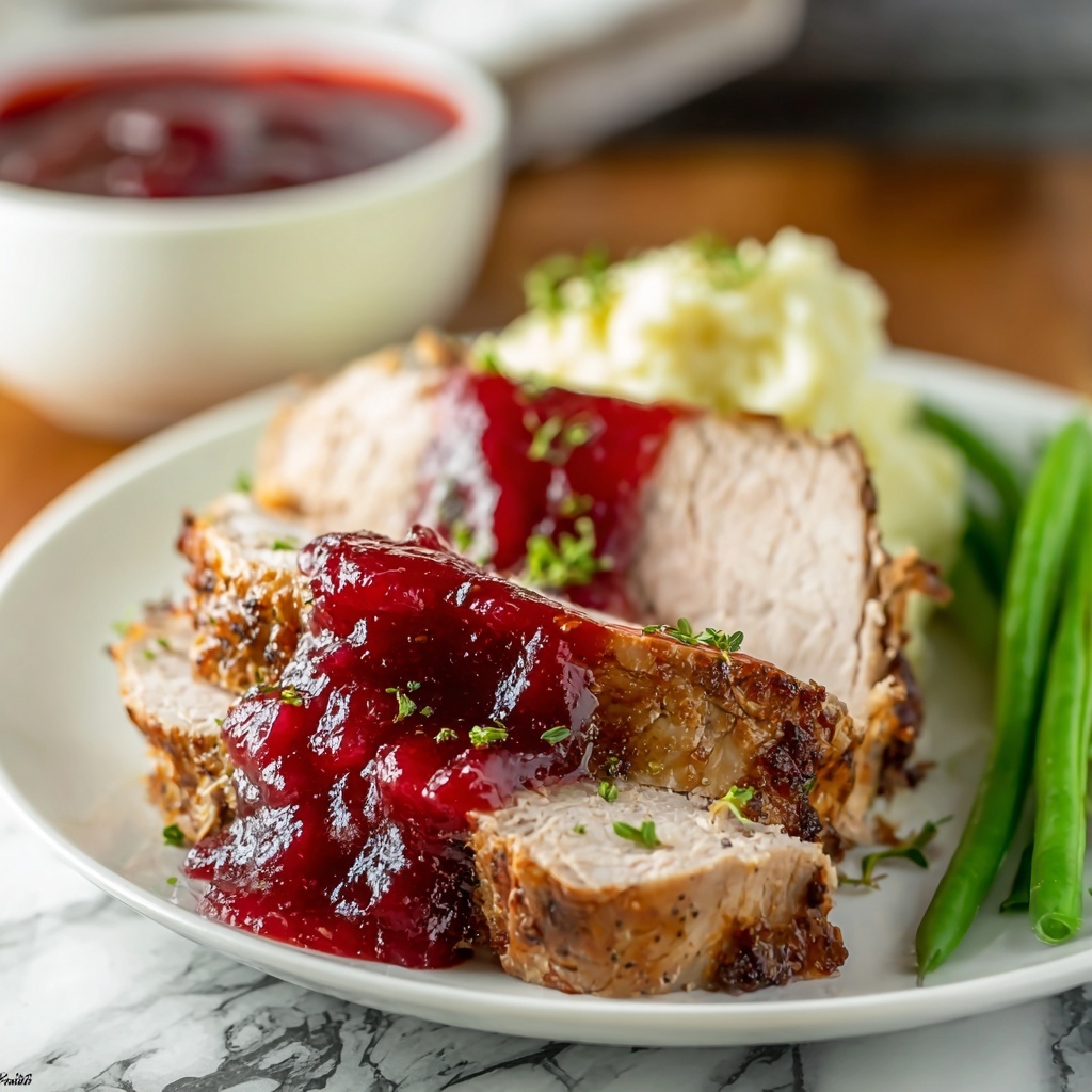 Cranberry Pork Loin Slow Cooker Recipe - Recipe Image