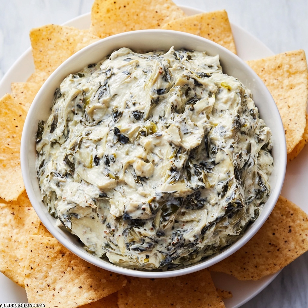 Crockpot Spinach Artichoke Dip Recipe - Recipe Image