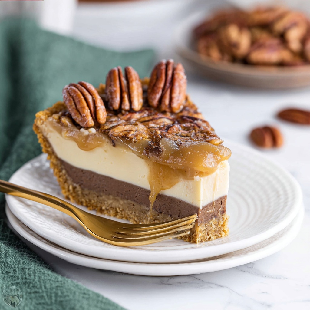 Pecan Pie Cheesecake Recipe - Recipe Image