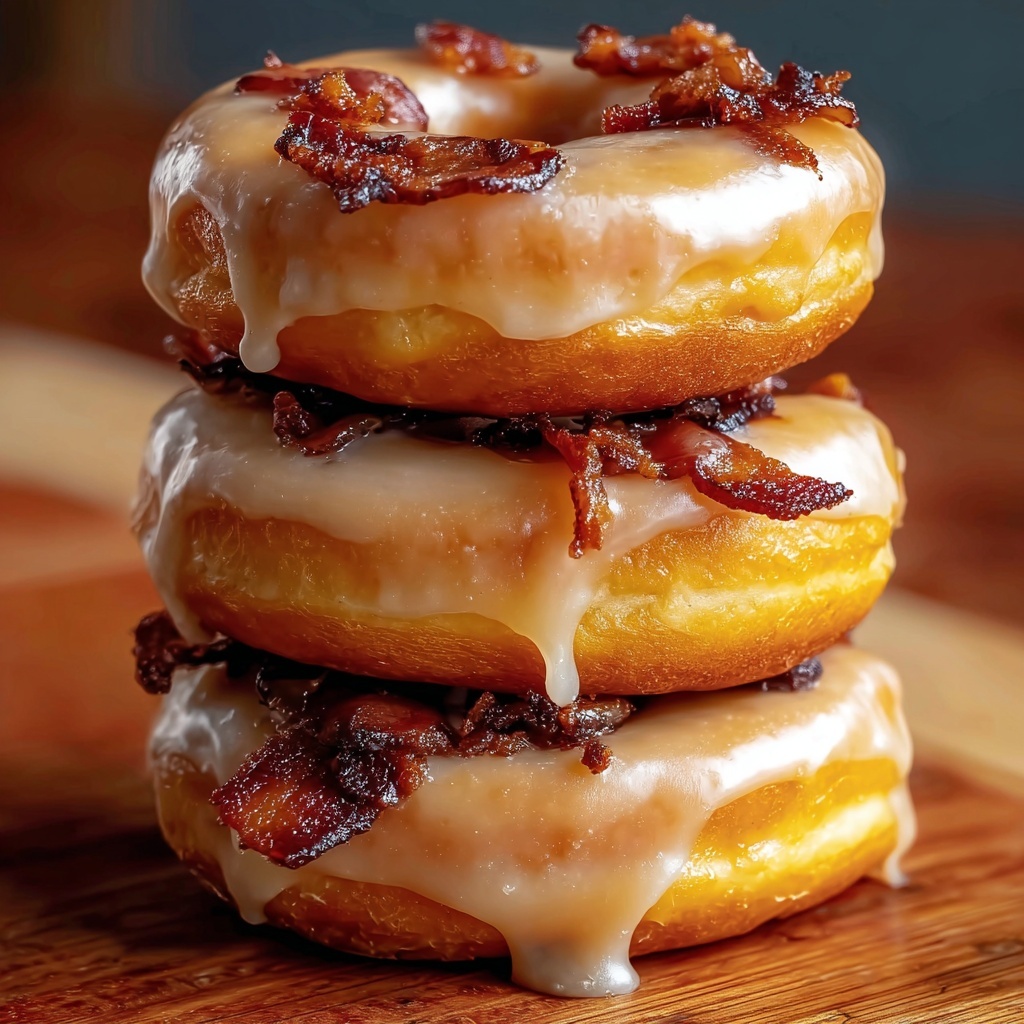 Indulgent Donut Grilled Cheese with Bacon Maple Bliss Recipe - Recipe Image