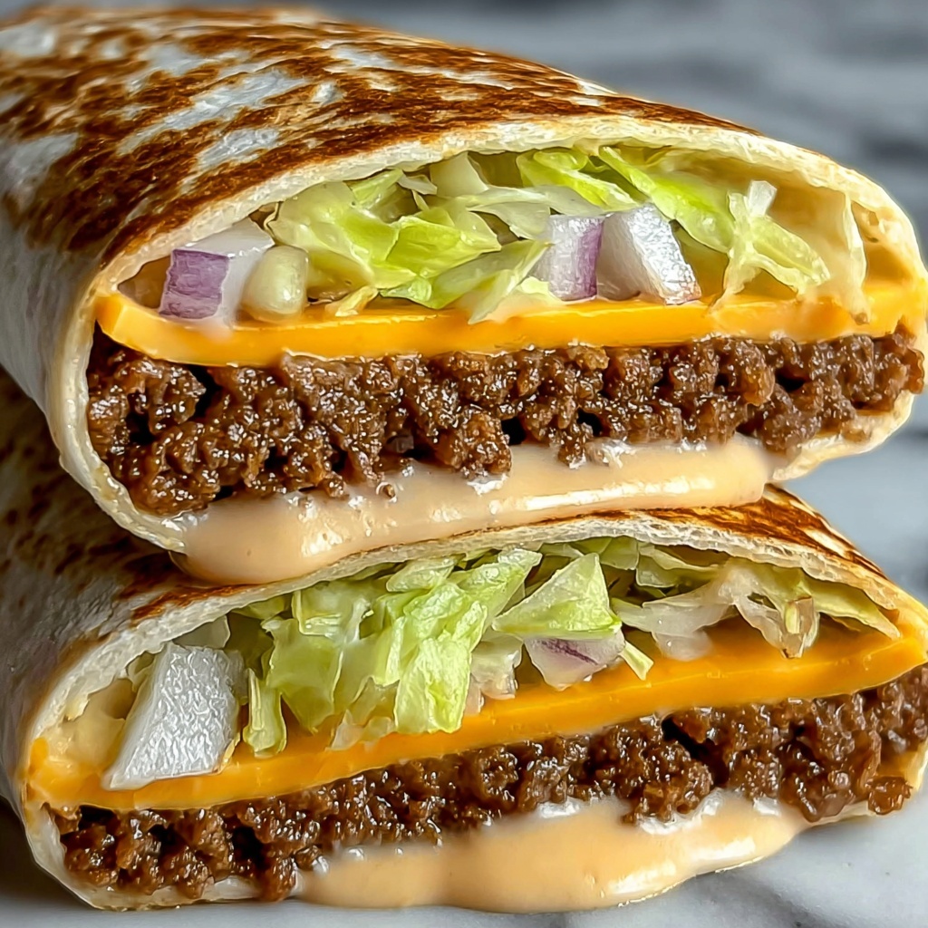 Guilt-Free Homemade Big Mac Wraps for a Delicious Dinner Recipe - Recipe Image