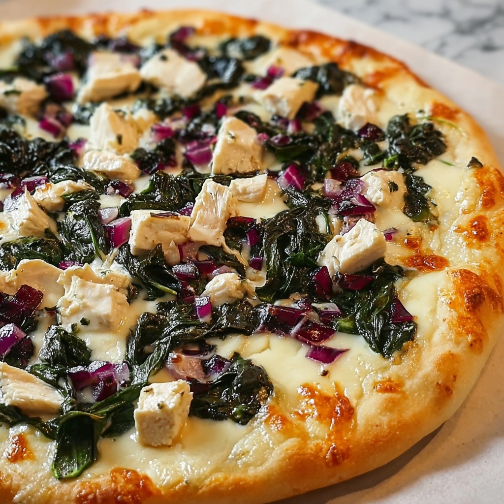 Irresistibly Cheesy Cranberry Chicken & Brie Pizza Delight Recipe - Recipe Image