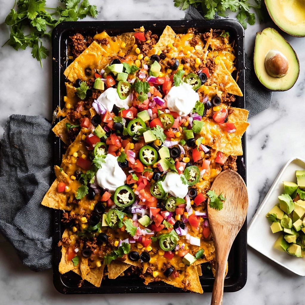 Loaded Sheet Pan Nachos Recipe - Recipe Image