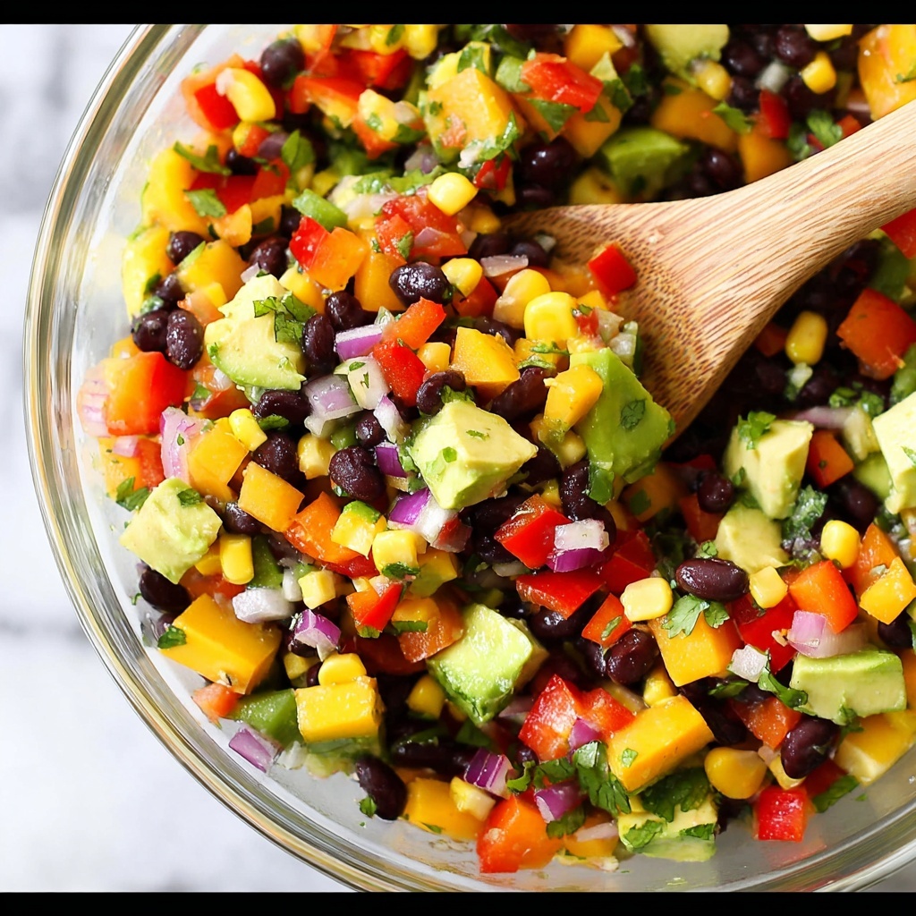 Avocado, Mango and Black Bean Salsa Recipe - Recipe Image
