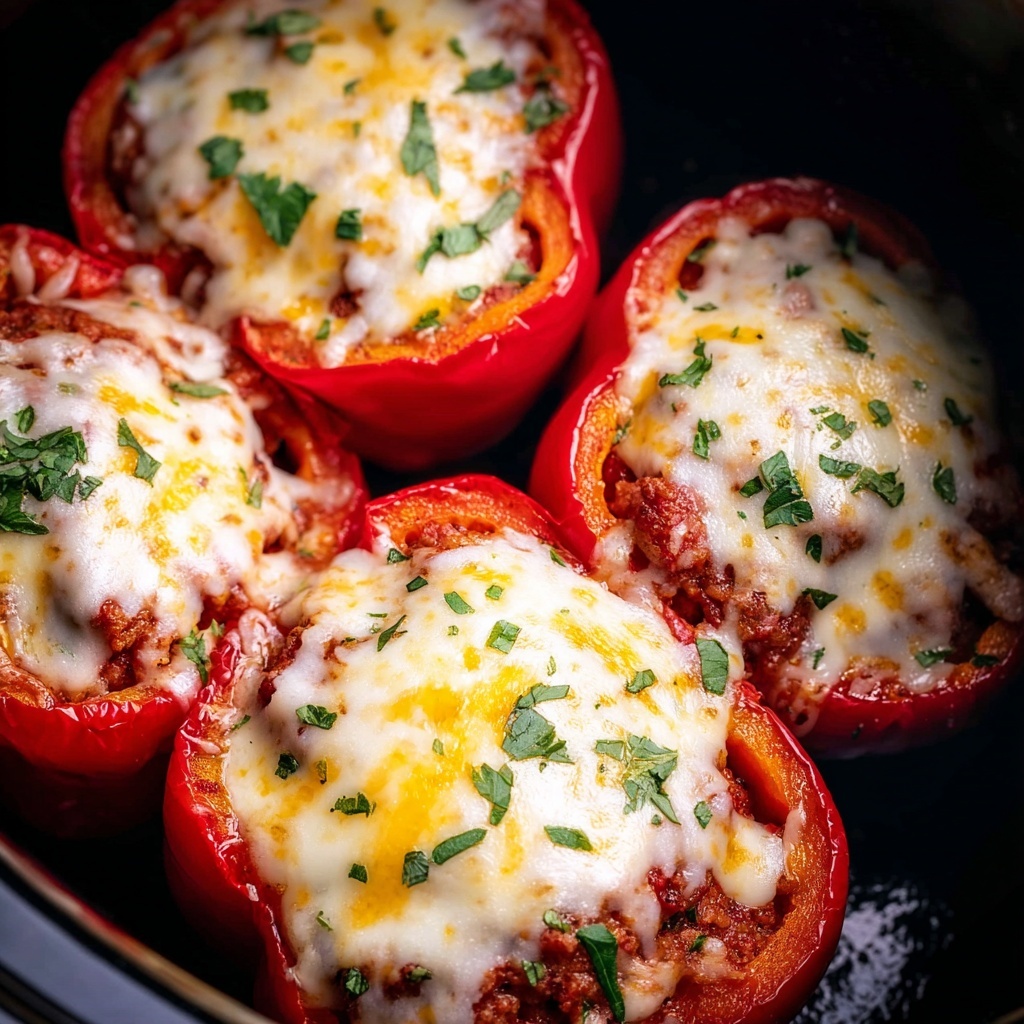 Crockpot Stuffed Peppers Recipe - Recipe Image