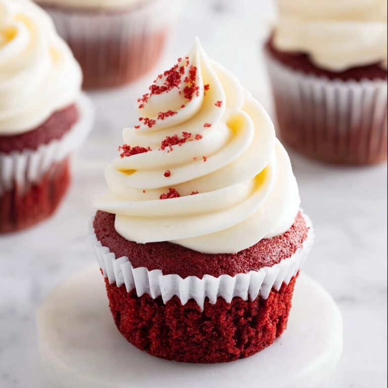 Red Velvet Cupcakes with Cream Cheese Frosting Recipe