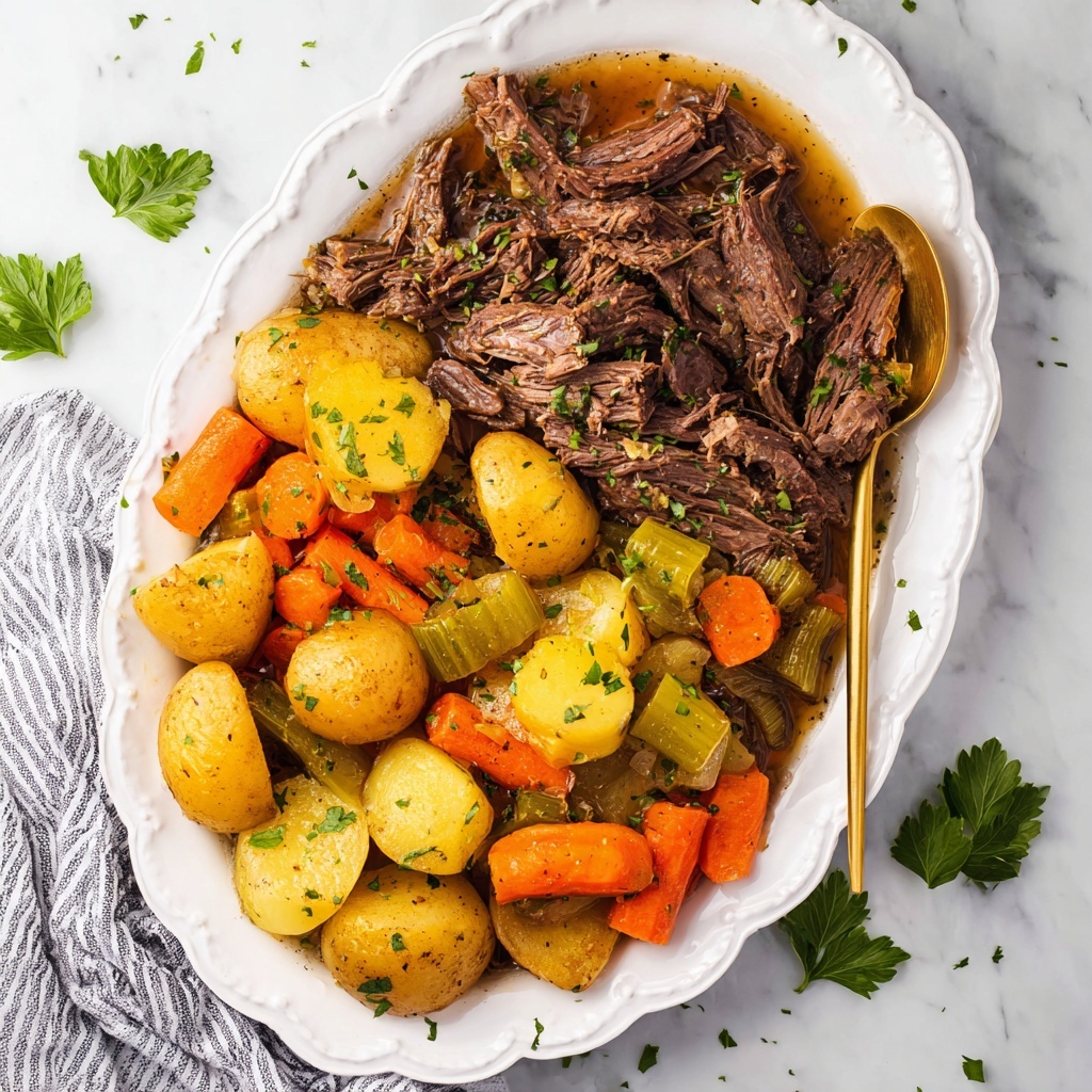 The Best Crockpot Pot Roast Recipe - Recipe Image