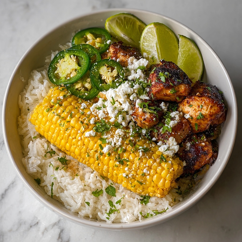 Street Corn Chicken Rice Bowl Recipe - Recipe Image