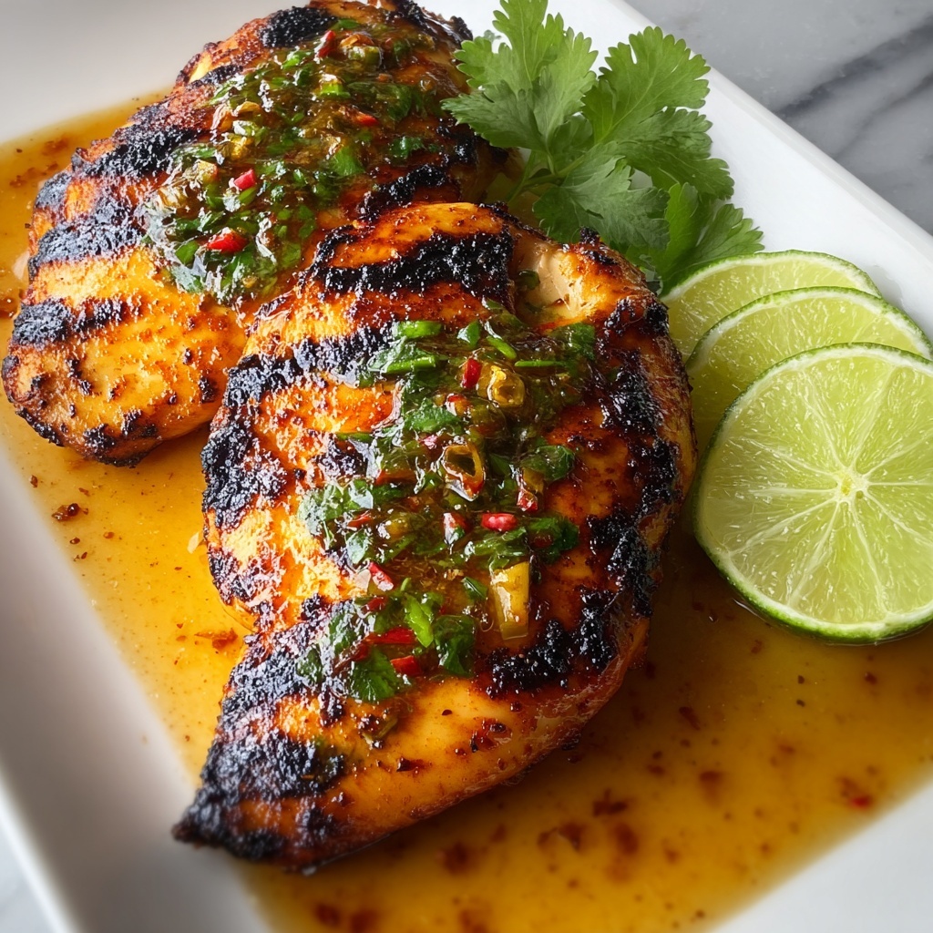 Grilled Chicken with Chili Lime Sauce Recipe - Recipe Image