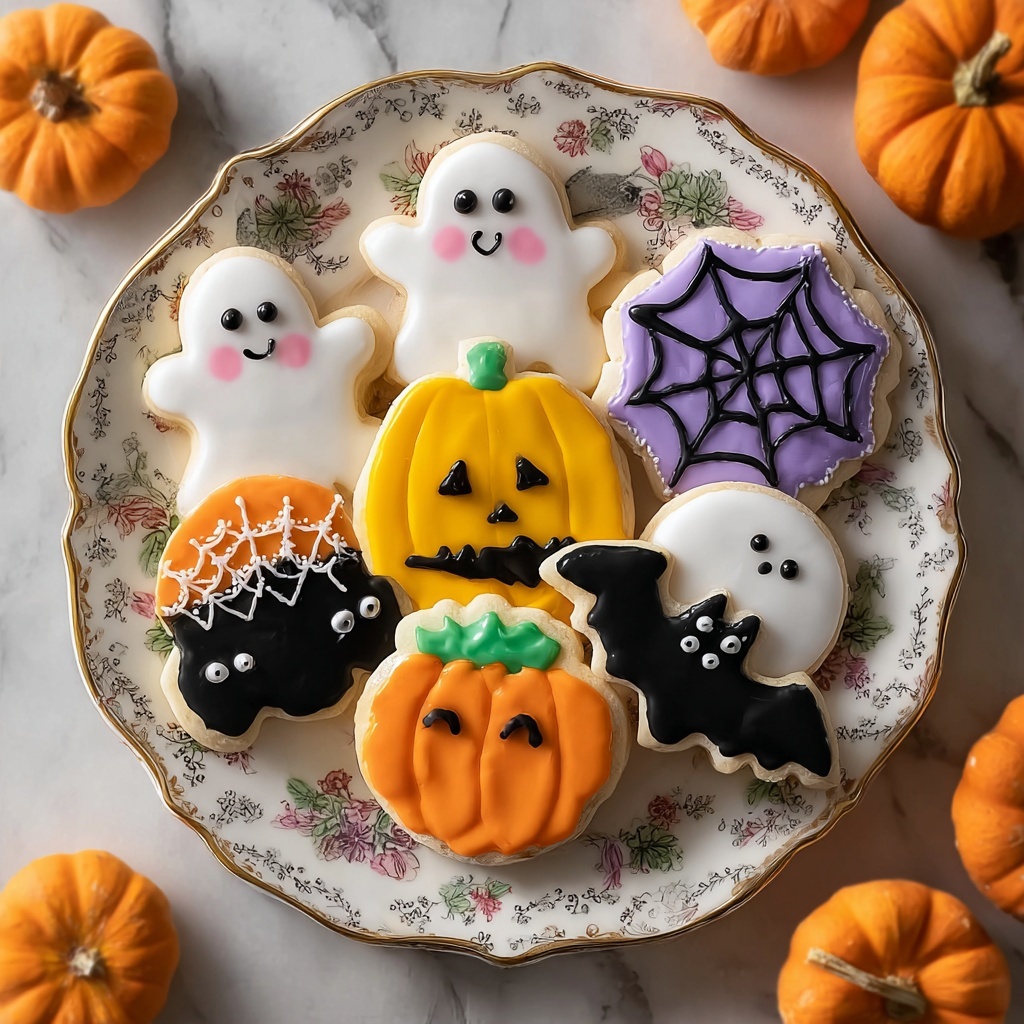 Halloween Royal Icing Cookies Recipe - Recipe Image