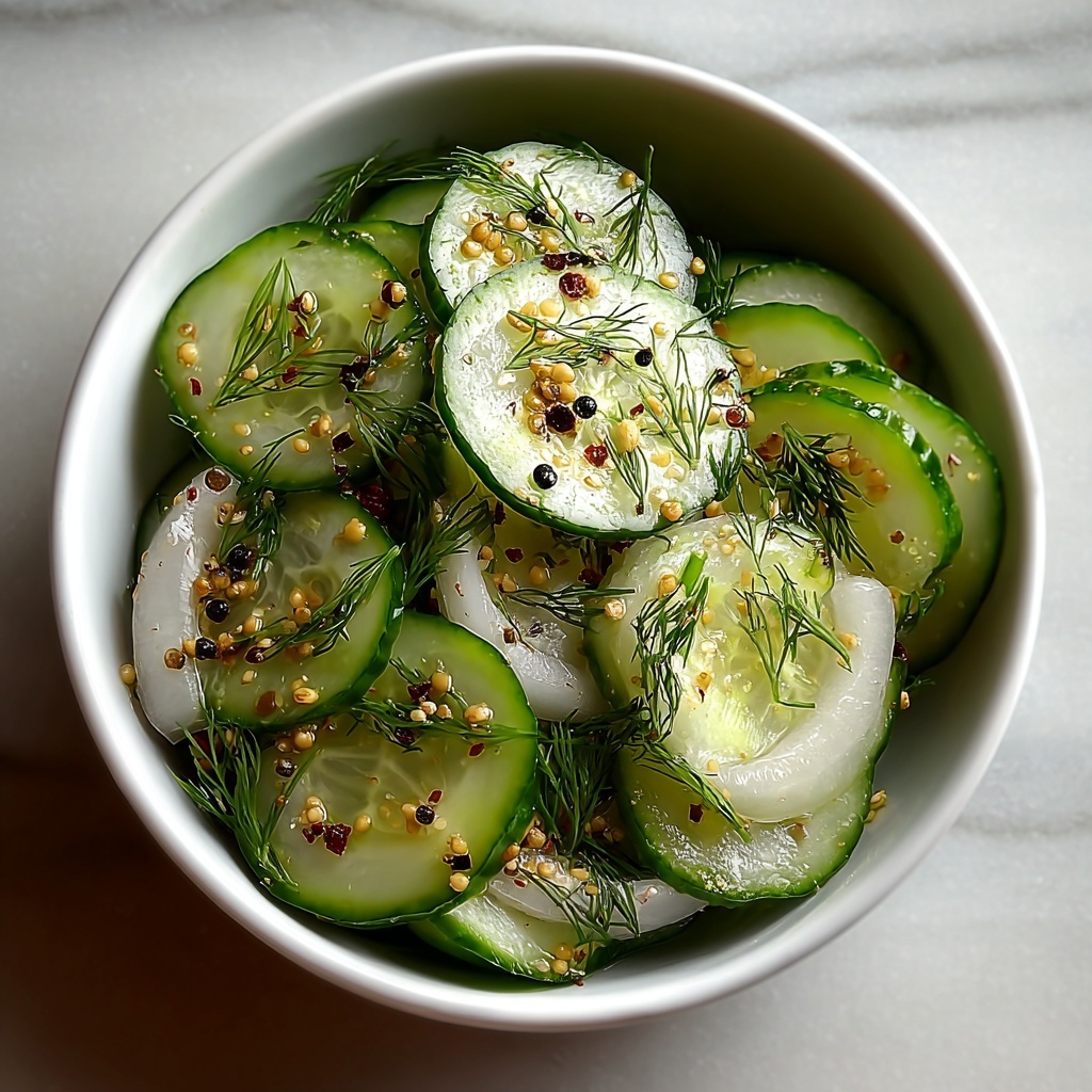 Crisp Homemade Refrigerator Pickles Recipe - Recipe Image