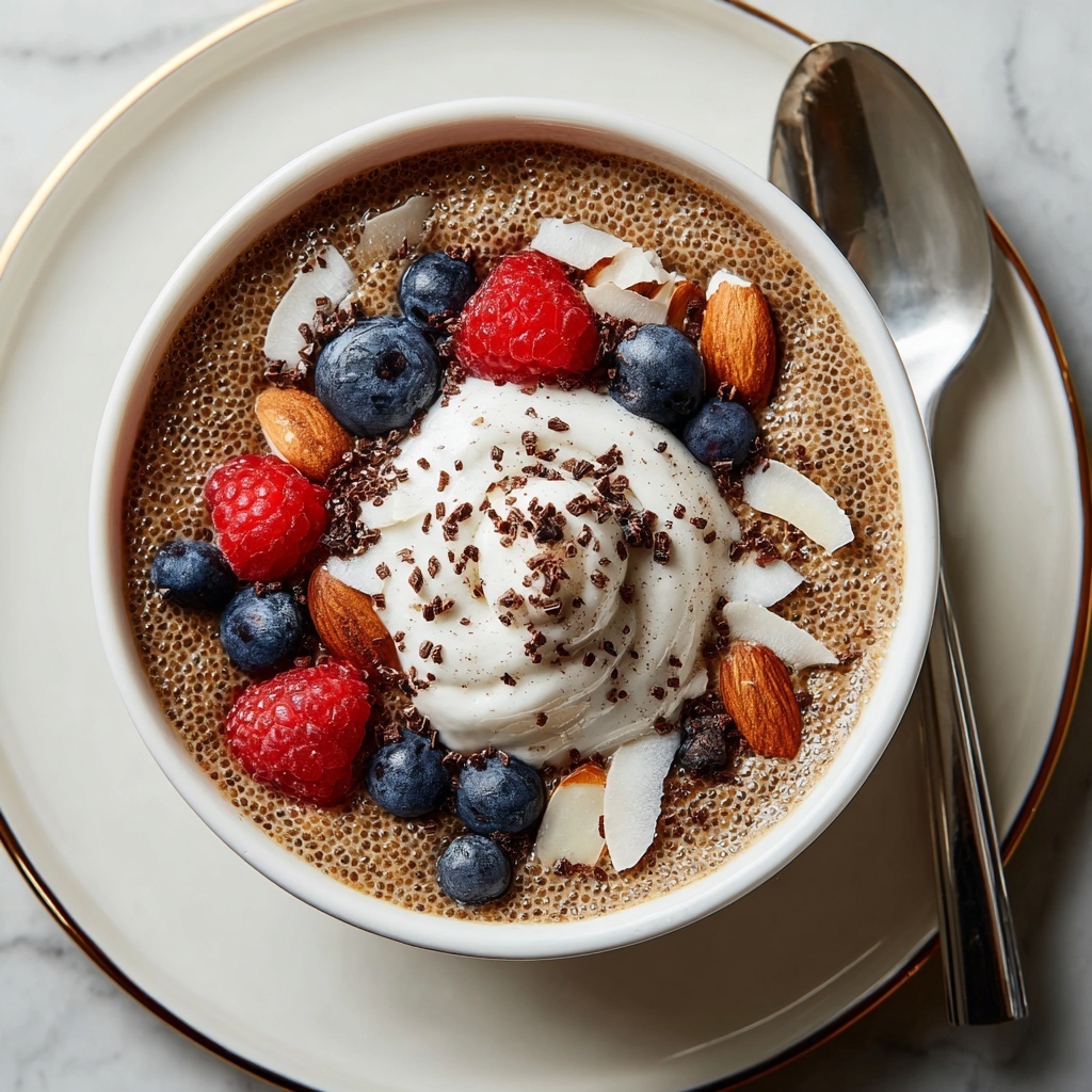 Coffee Chia Seed Pudding with Optional Mocha Twist Recipe - Recipe Image