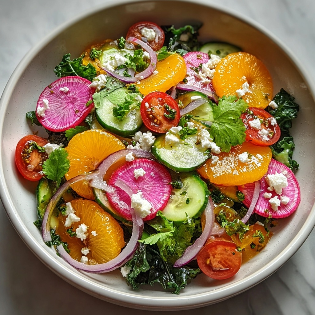 Crispy Tangy Radish Salad with Fresh Citrus Vinaigrette Recipe - Recipe Image