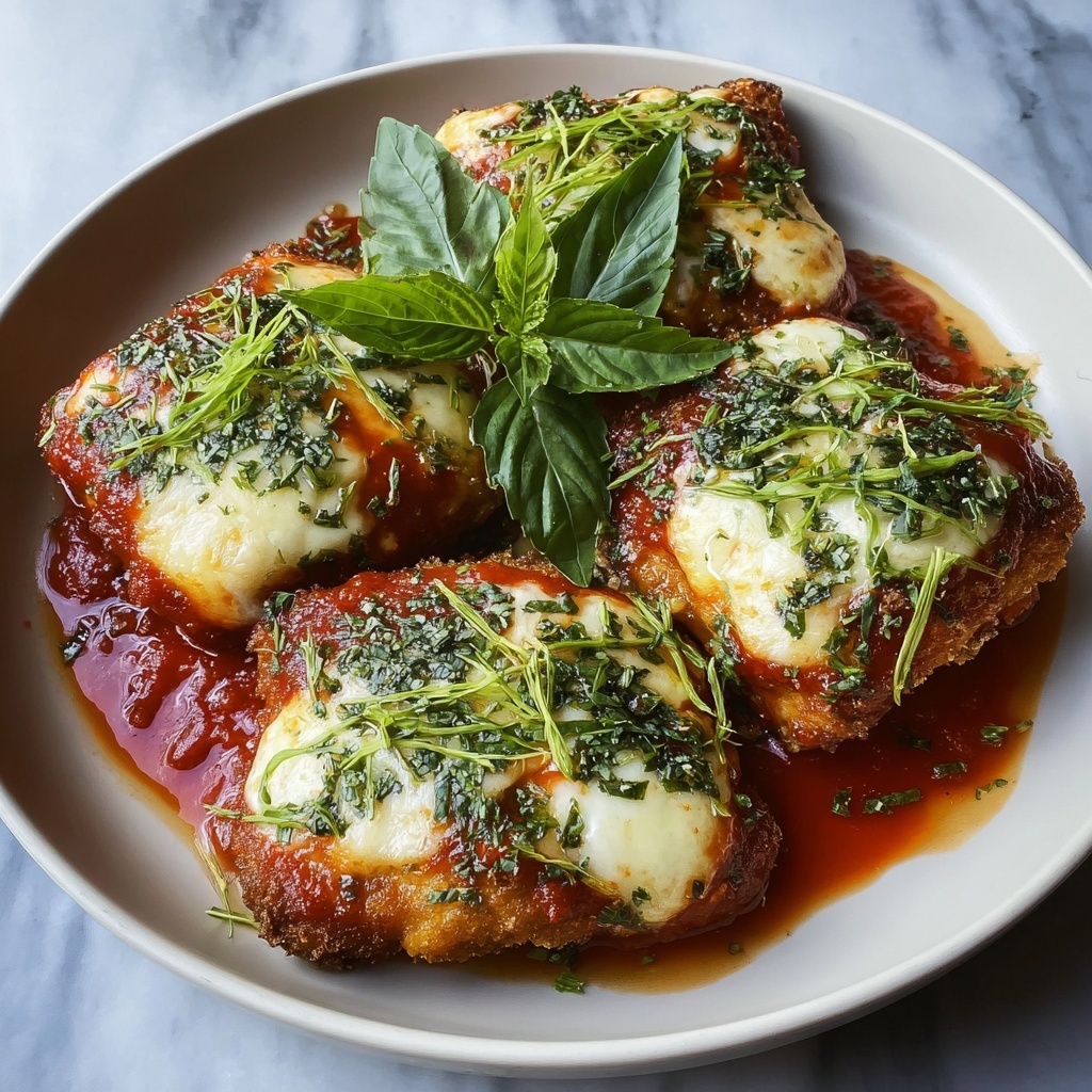 Baked Chicken Sorrentino with Mozzarella and Fresh Herbs Recipe - Recipe Image