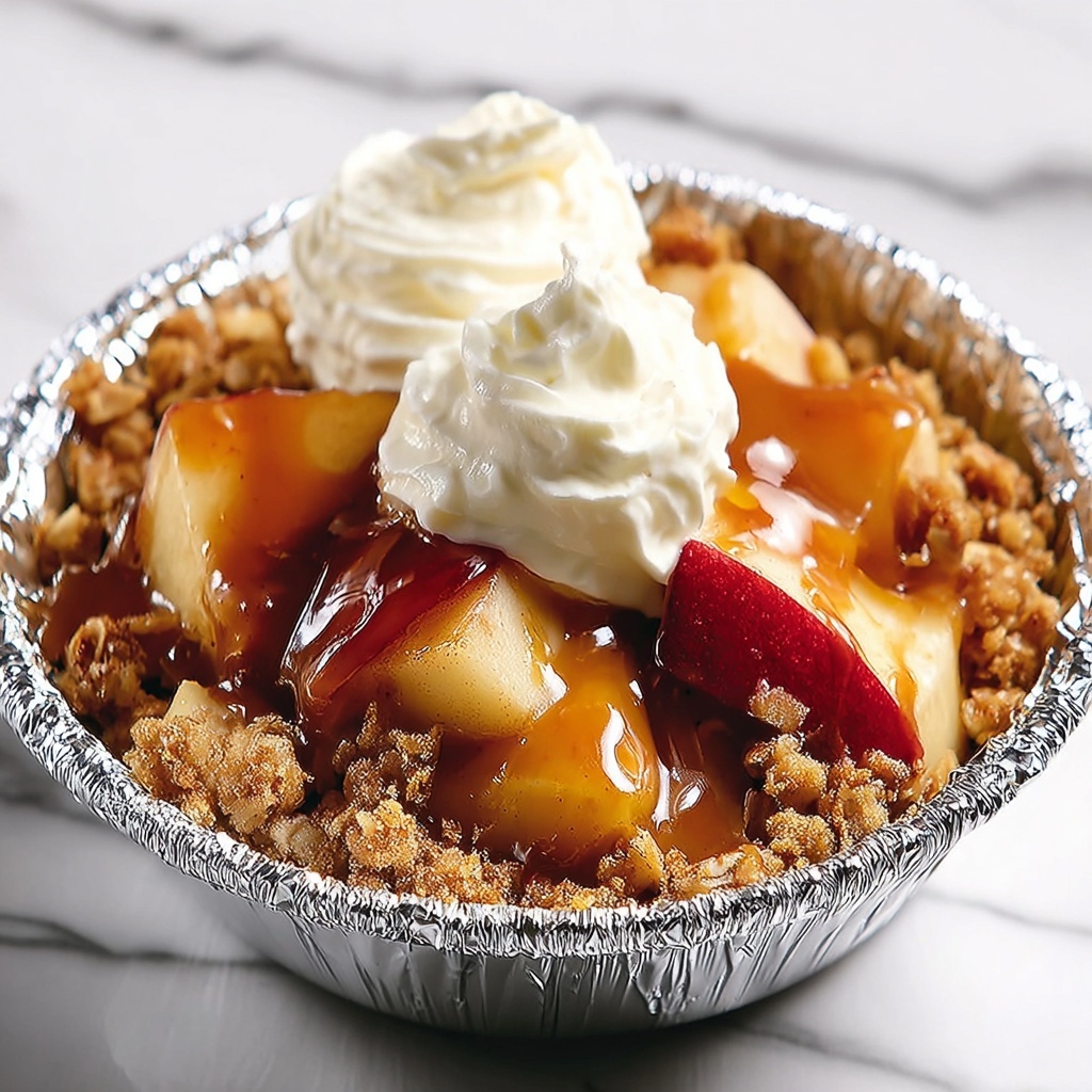 Grilled Caramel Apple Crunch Recipe - Recipe Image