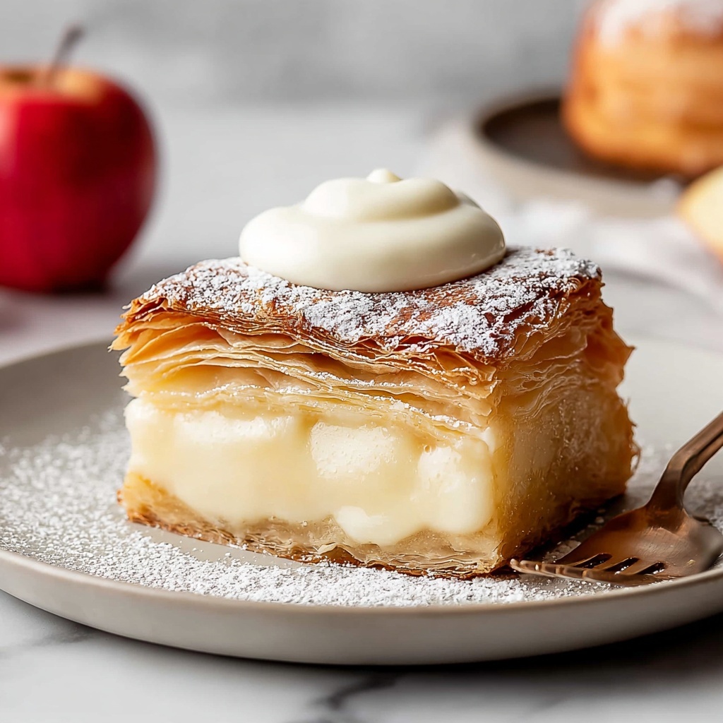 Apple Mille Feuille with Vanilla Custard (Gluten-Free) Recipe - Recipe Image