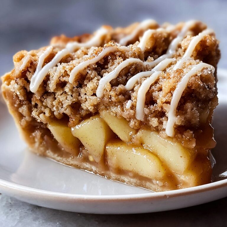 Apple Crumb Cake with Cinnamon Apple Drizzle Recipe