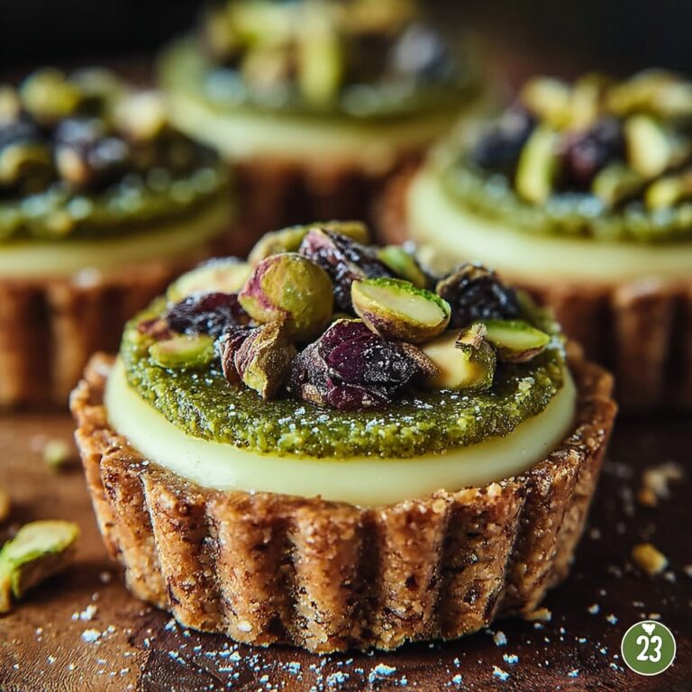 Indulgent Mini Pistachio Tartlets for Elegant Celebrations Recipe