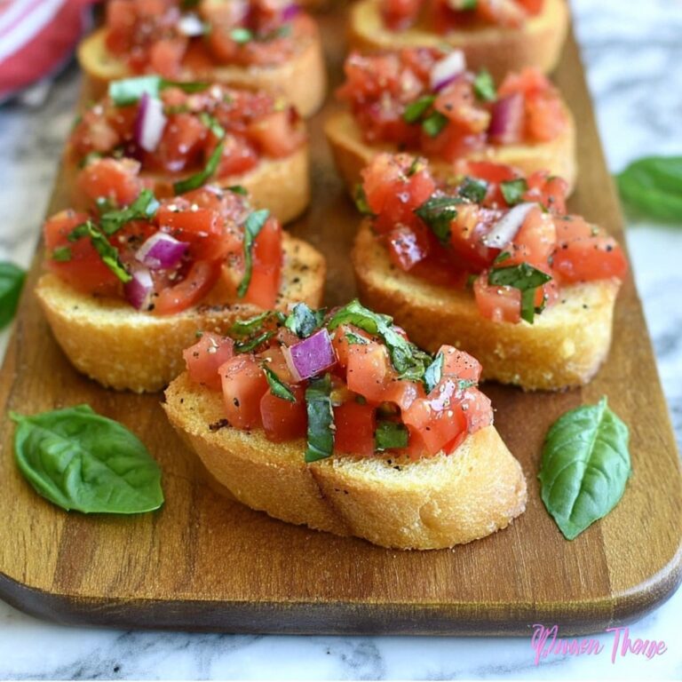 Fresh Tomato Bruschetta Recipe