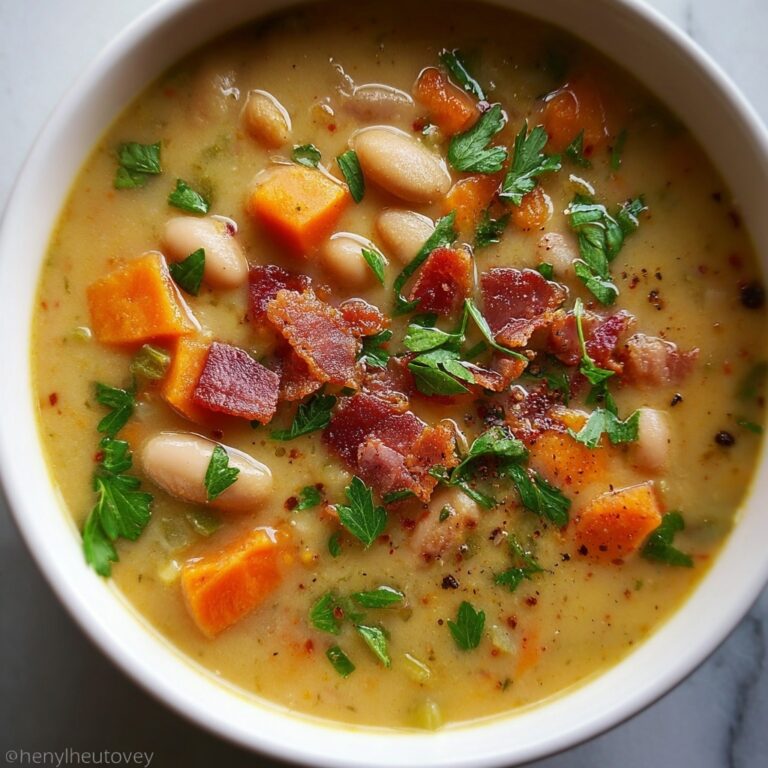 White Bean Soup with Bacon Recipe