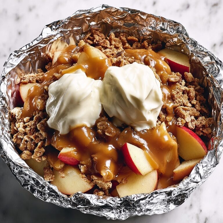 Grilled Caramel Apple Crunch Recipe