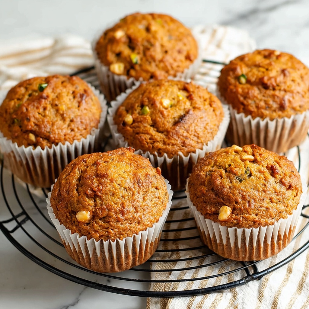 Fluffy Whole Wheat Carrot Zucchini Muffins Recipe - Recipe Image