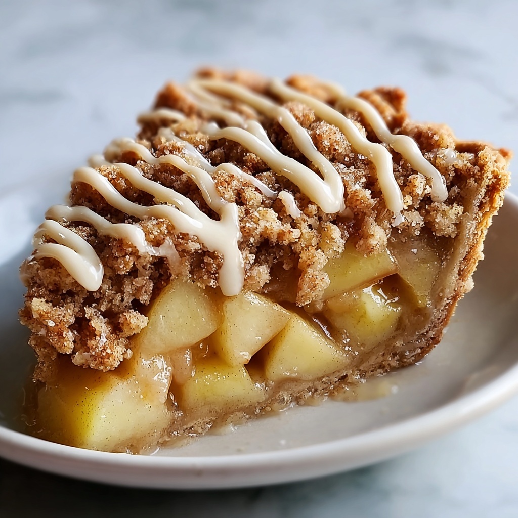 Apple Crumb Cake with Cinnamon Apple Drizzle Recipe - Recipe Image