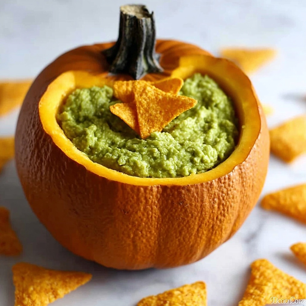 Throwing Up Pumpkin Guacamole Recipe - Recipe Image