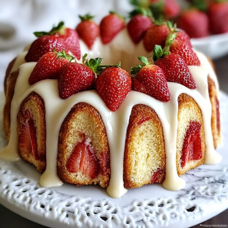 The Ultimate Strawberry Cream Cheese Pound Cake for Any Occasion Recipe