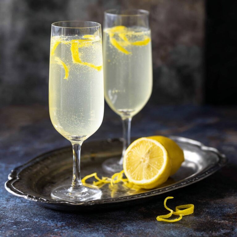 French 77 Champagne Cocktail Recipe