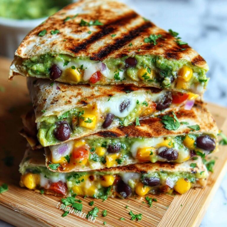 Vegan Quesadillas with Black Beans and Avocado Recipe