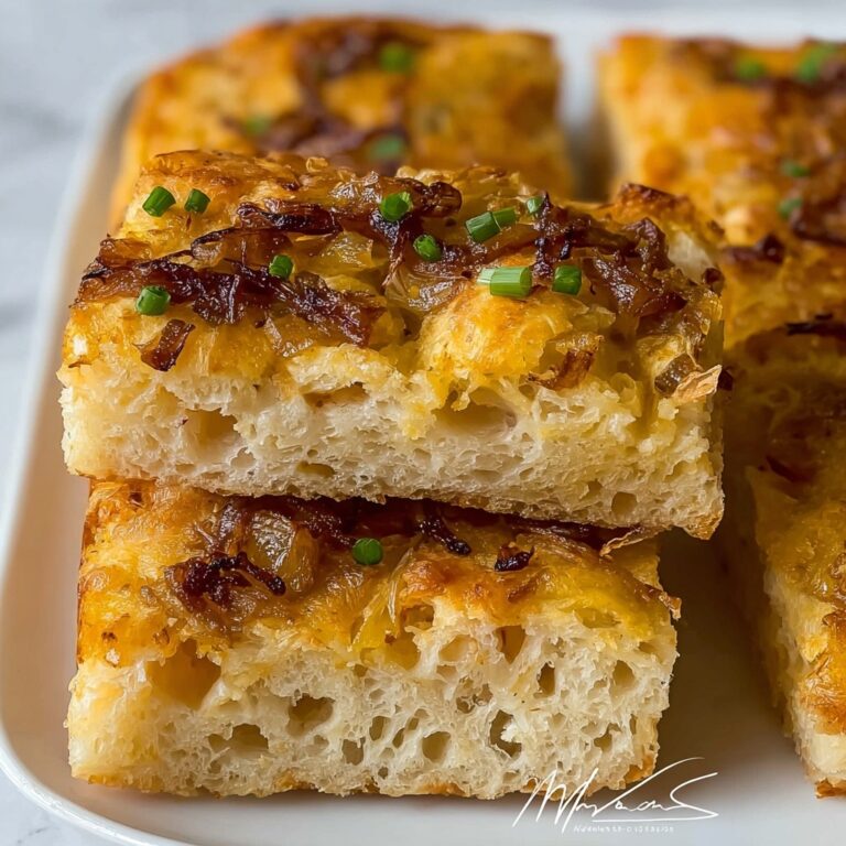Soft Cheesy Onion Bread Recipe