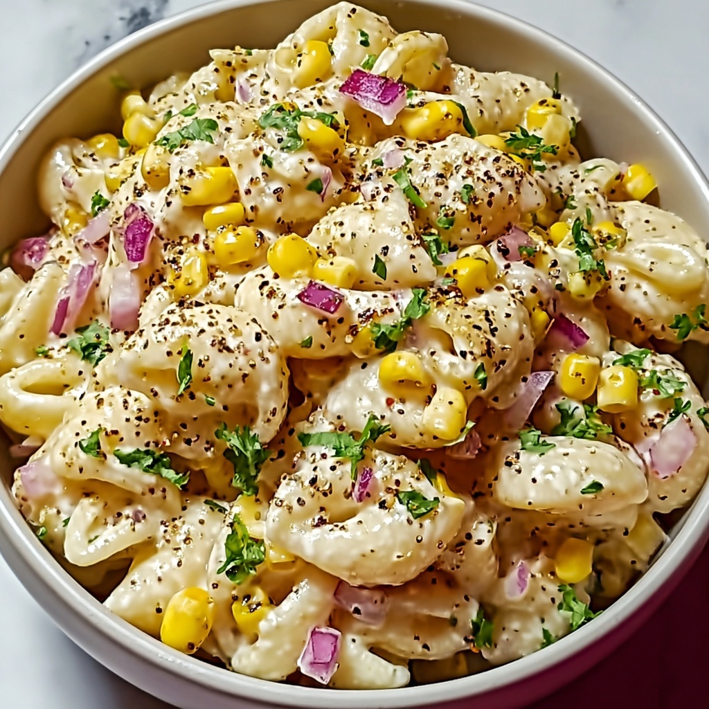 Street Corn Pasta Salad Recipe - Recipe Image