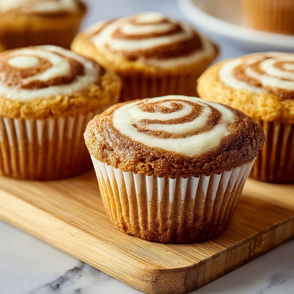 Best Swirled Pumpkin Cream Cheese Muffins Recipe - Recipe Image