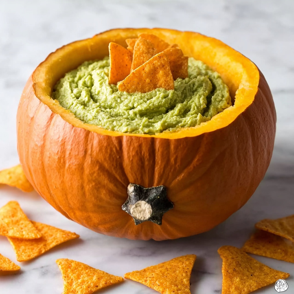 Throwing Up Pumpkin Guacamole Recipe - Recipe Image