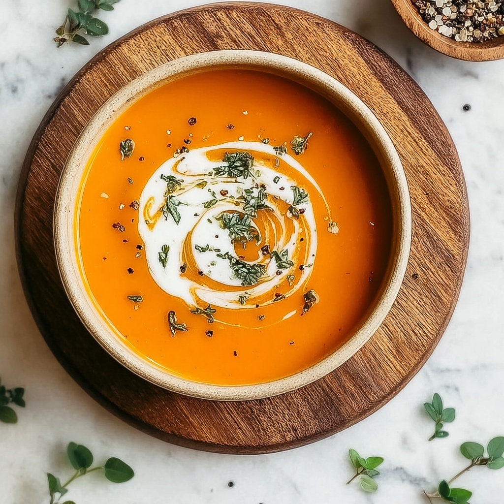 Creamy Roasted Pumpkin Soup Recipe - Recipe Image