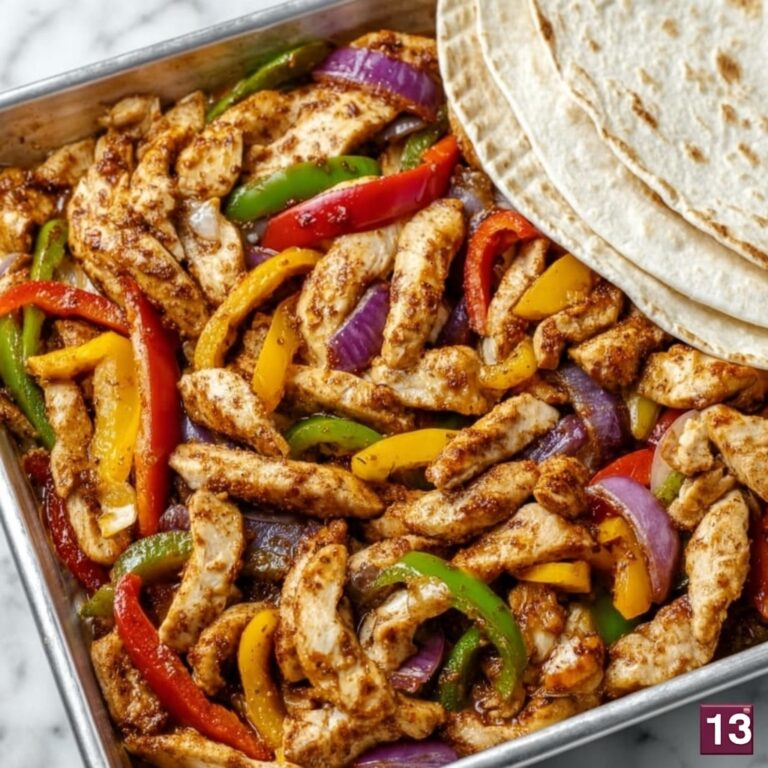 Sheet Pan Chicken Fajitas Recipe