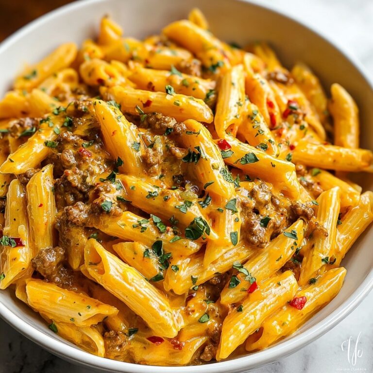 Indulgent Creamy Velveeta Penne Pasta for Cozy Nights Recipe