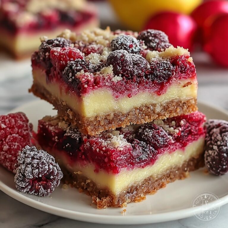 Best Cranberry Lemon Bars with Buttery Crust You’ll Love Recipe