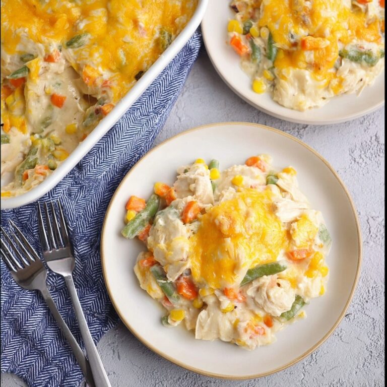 Chicken Pot Pie Bubble Up Casserole Recipe