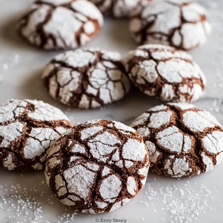 Soft and Spiced Gingerbread Crinkle Cookies Recipe