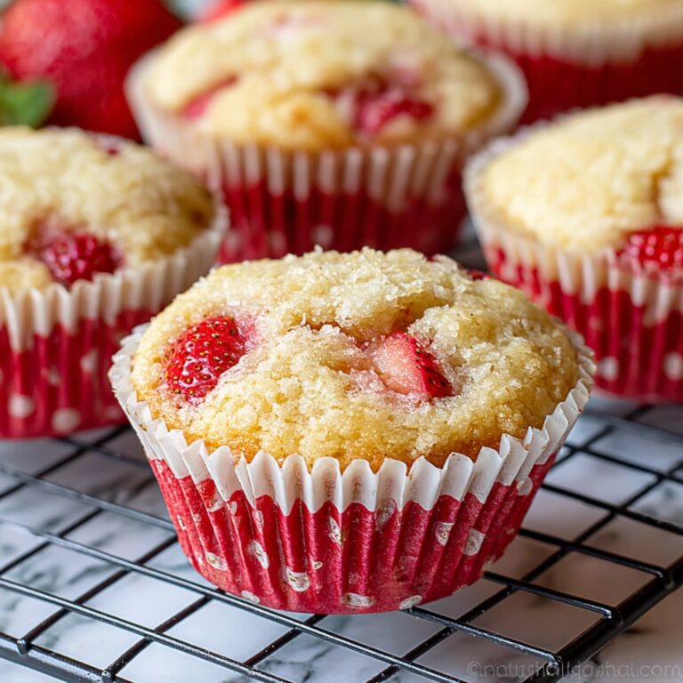 Homemade Strawberry Muffins Recipe