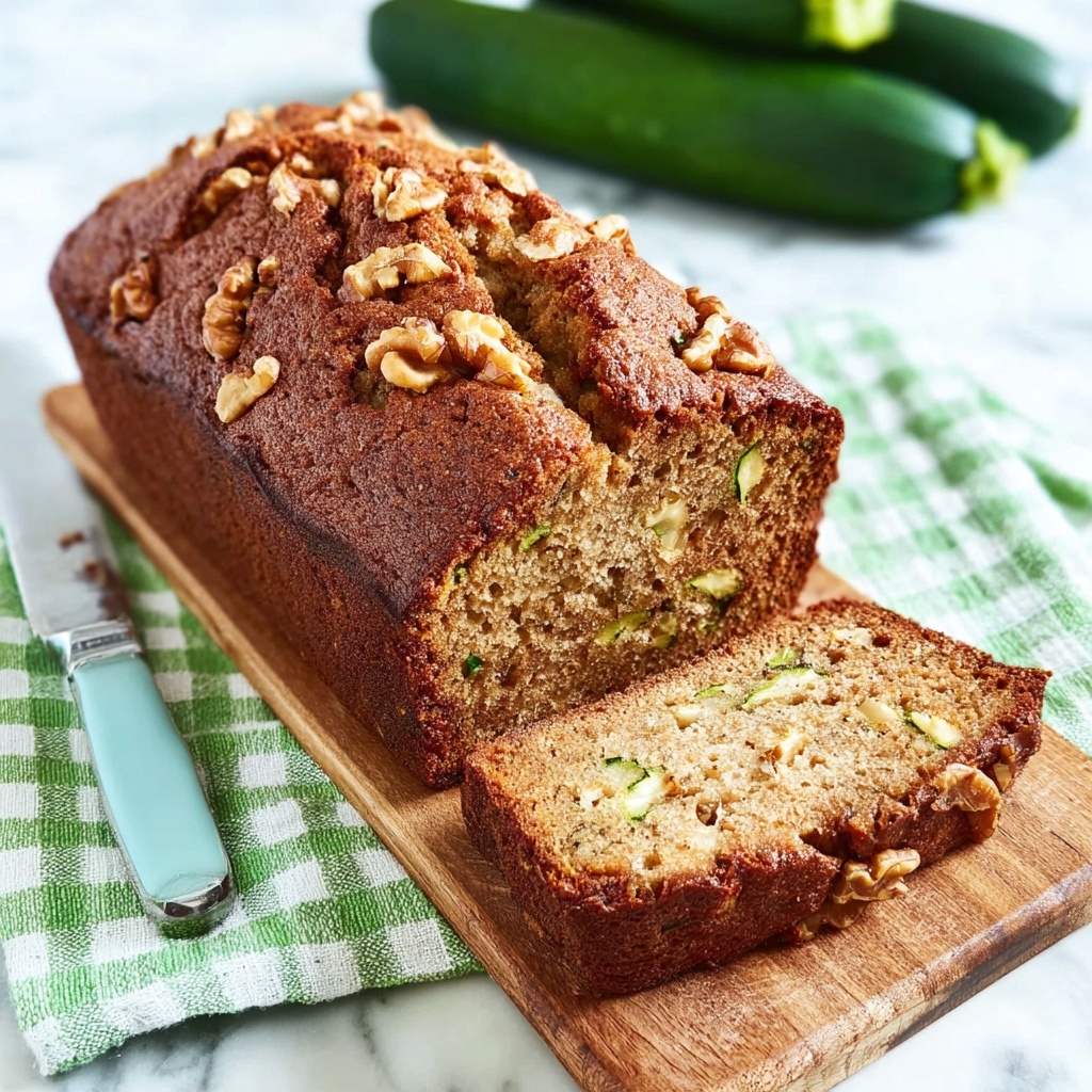 Moist and Delicious Cinnamon Swirl Zucchini Bread Recipe - Recipe Image