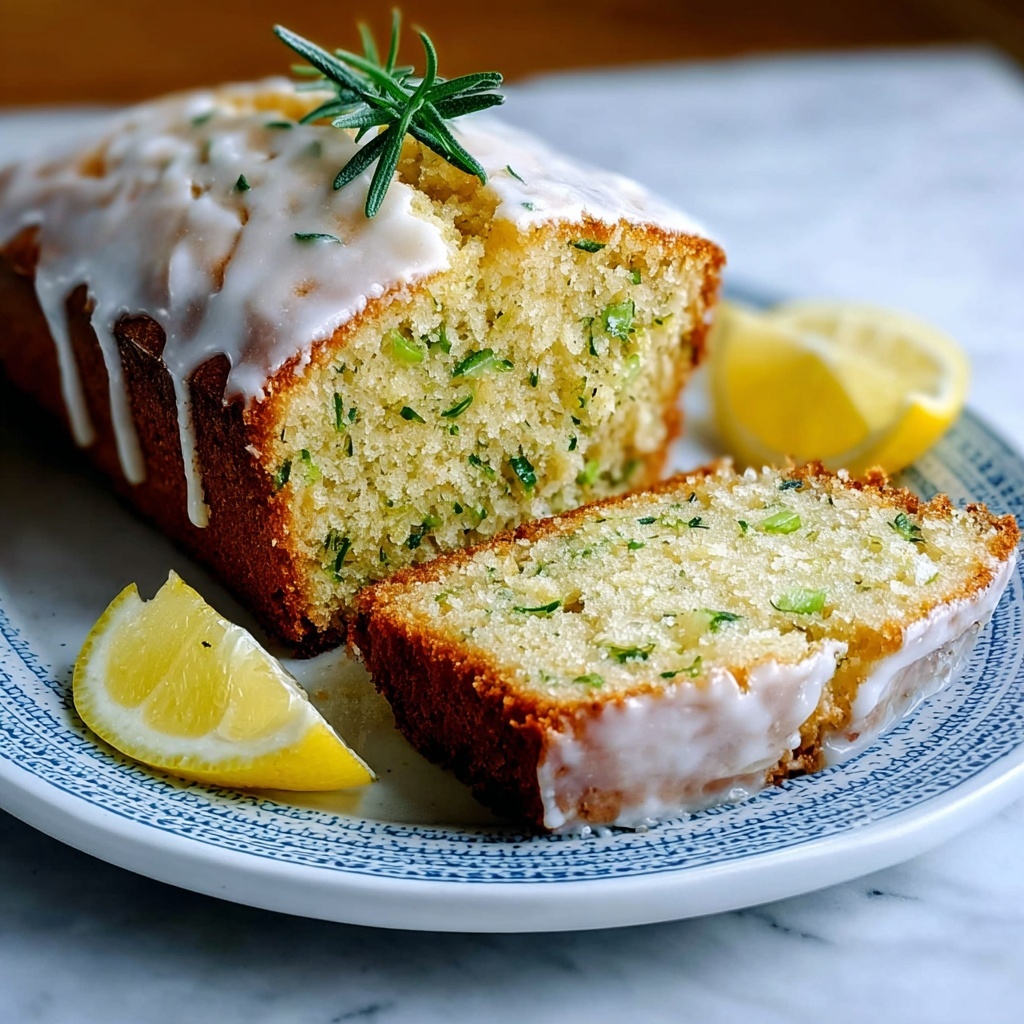 Ultra Moist Lemon Zucchini Bread with Lemon Glaze Recipe - Recipe Image