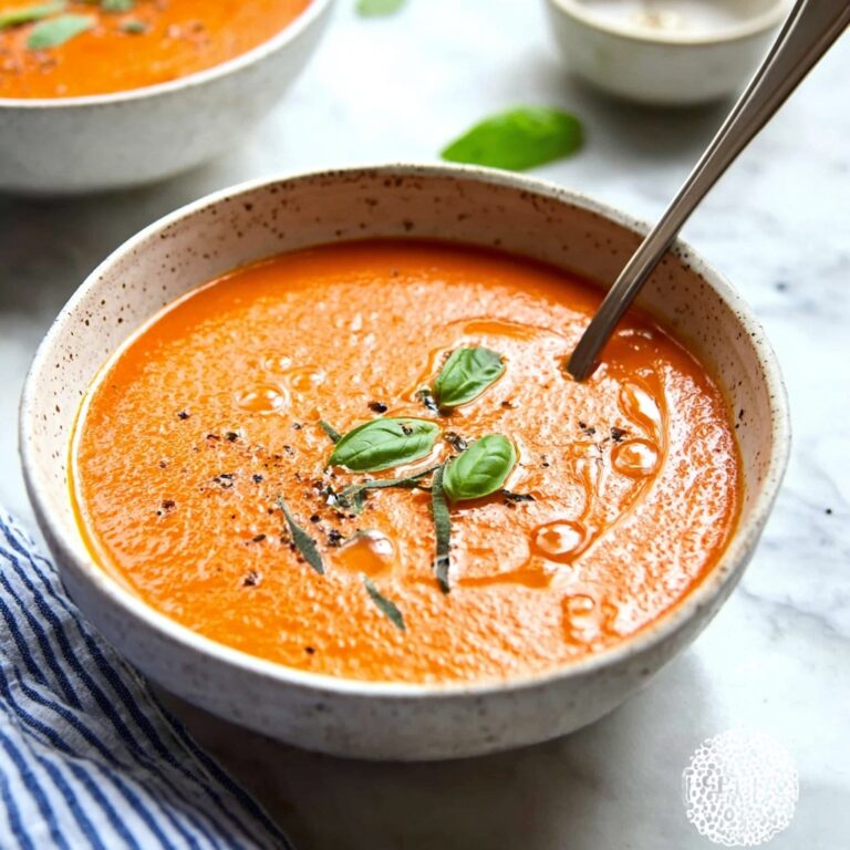 Easy Homemade Roasted Tomato Soup Recipe