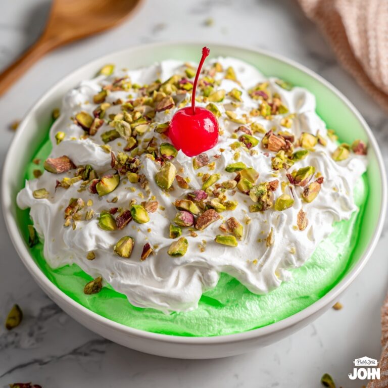 Traditional Watergate Fruit Salad with Pistachios Recipe